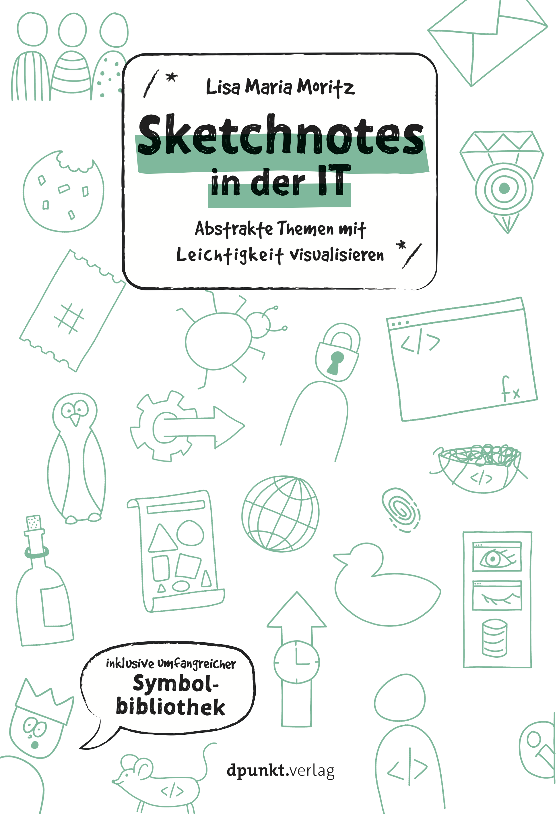 Cover des Buchs 'Sketchnotes in der IT'